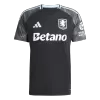 Aston Villa Away Soccer Jersey 25/26 Black - gojersey