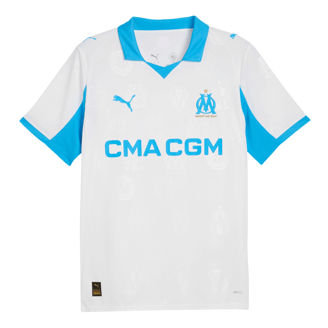 Marseille Home Soccer Jersey 25/26 White - gojersey