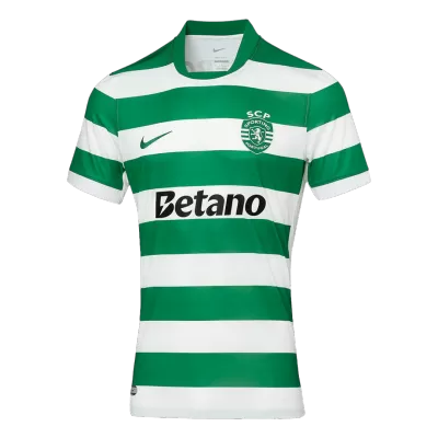 Sporting CP Home Soccer Jersey 25/26 Green&White - gojersey