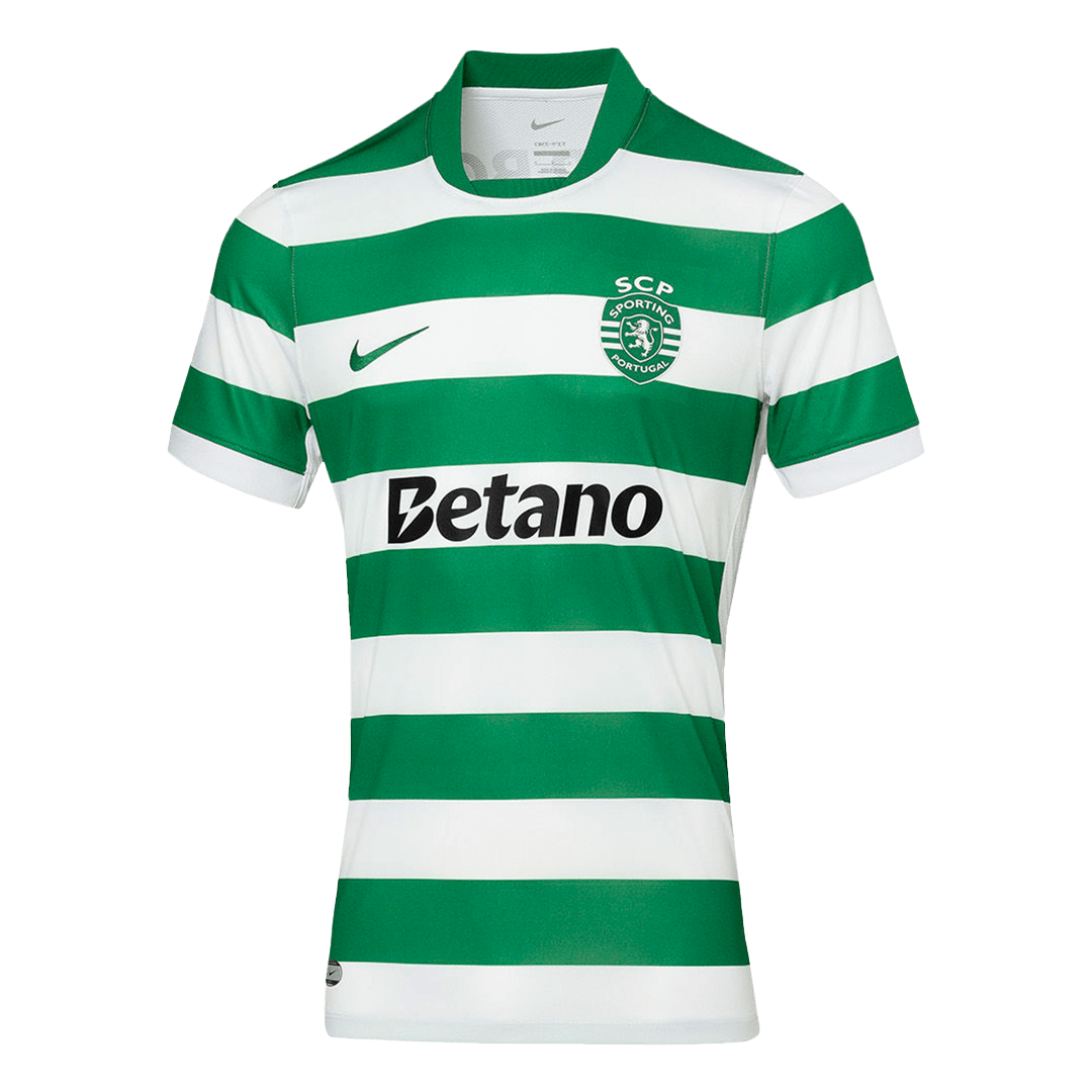 Sporting CP Home Soccer Jersey 25/26 Green&White - gojersey