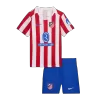 Atletico Madrid Home Soccer Jersey Kit 2025/26 Kids(Jersey+Shorts) - gojersey