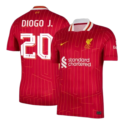 Liverpool DIOGO J. #20 Home Soccer Jersey 2024/25 - UCL Edition - gojersey