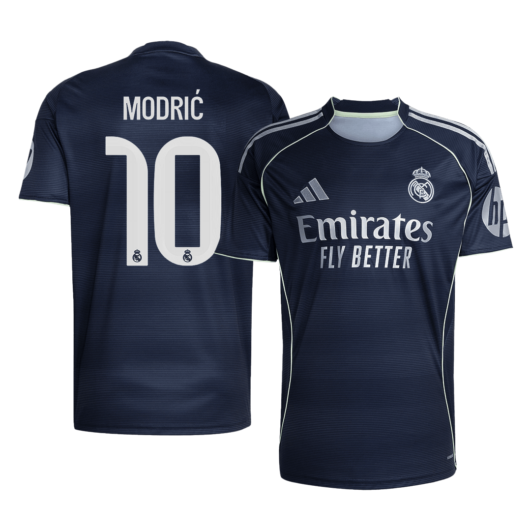 Real Madrid MODRIĆ #10 Away Soccer Jersey 2025/26 - gojersey