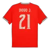 Portugal DIOGO J. #21 Home Soccer Jersey 2025 - gojersey