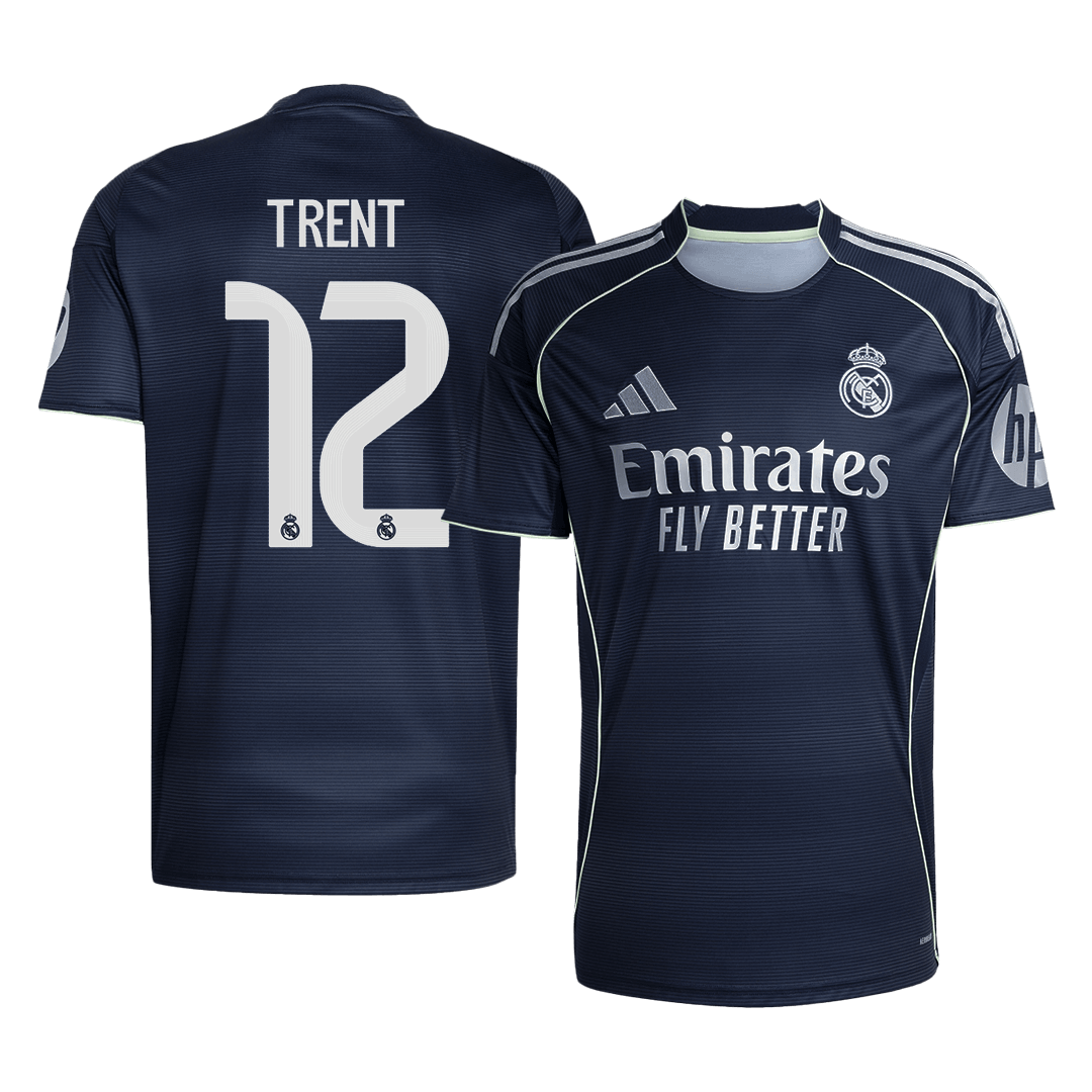 Real Madrid TRENT #12 Away Soccer Jersey 2025/26 - gojersey