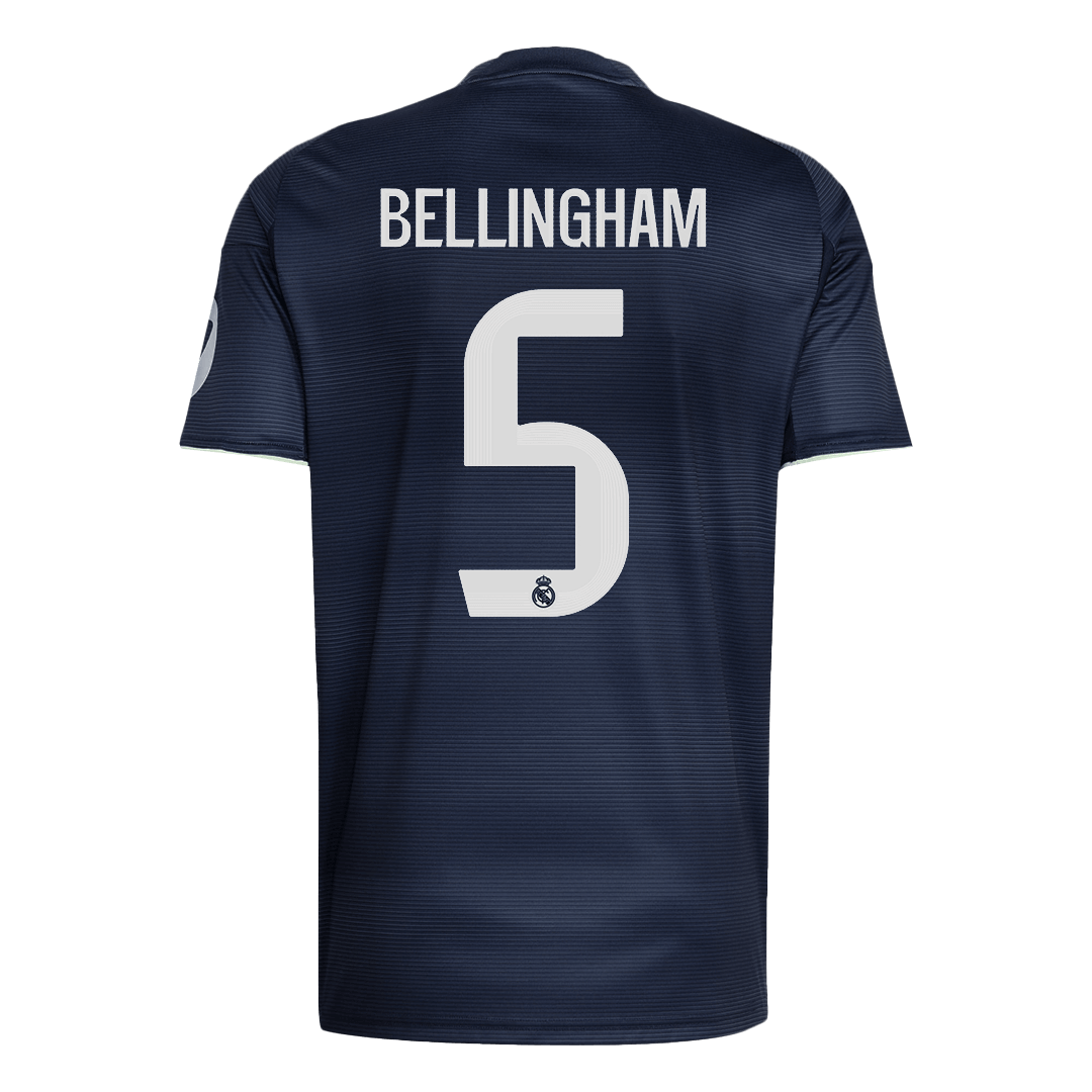 Real Madrid BELLINGHAM #5 Away Soccer Jersey 2025/26 - gojersey
