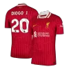 Liverpool DIOGO J. #20 Home Soccer Jersey Authentic 2024/25 - gojersey