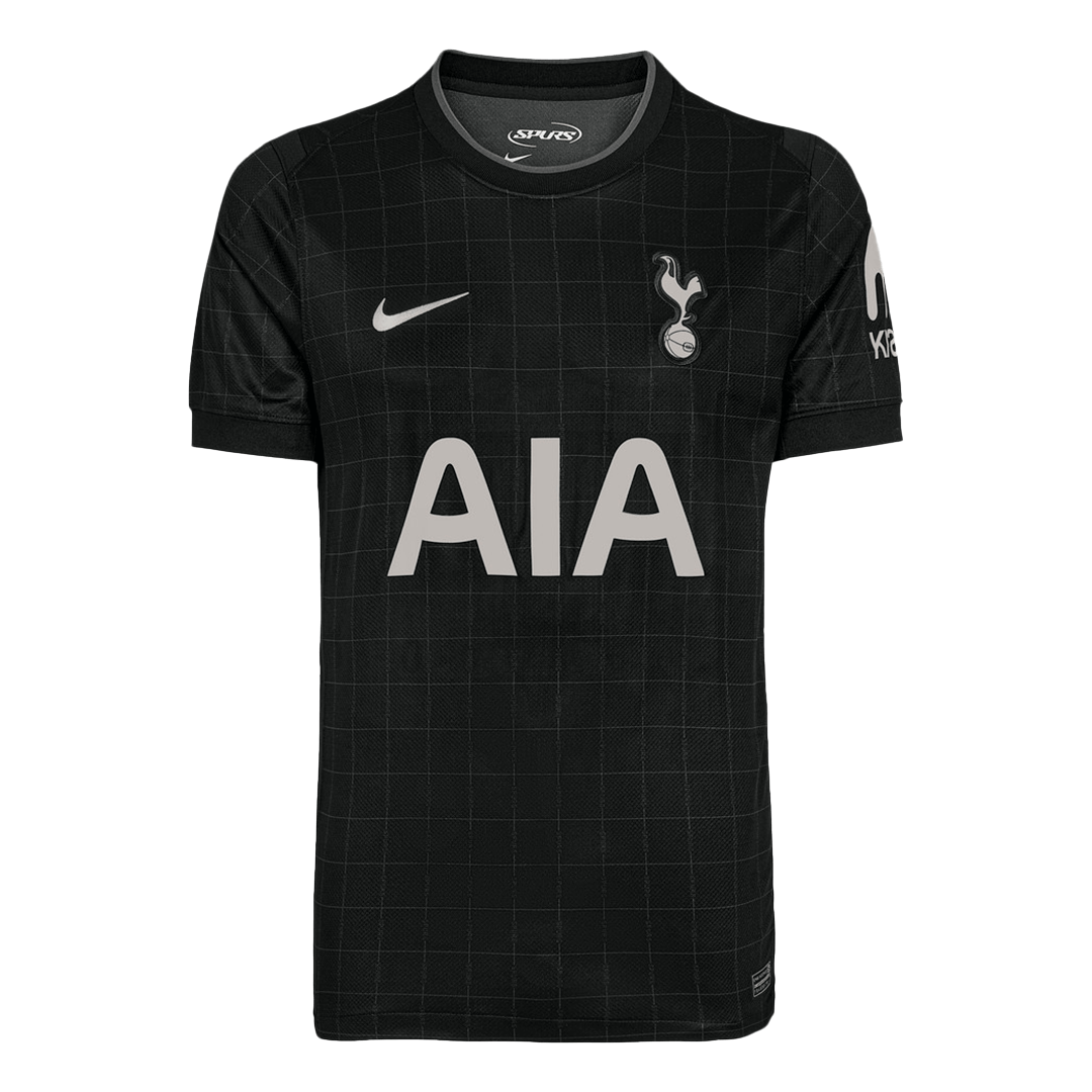 Tottenham Hotspur Away Soccer Jersey 2025/26 Black - gojersey