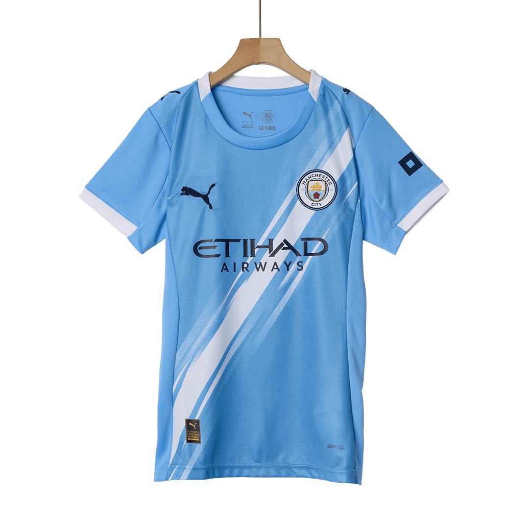 Women's Manchester City Home Soccer Jersey 2025/26 Blue - gojersey
