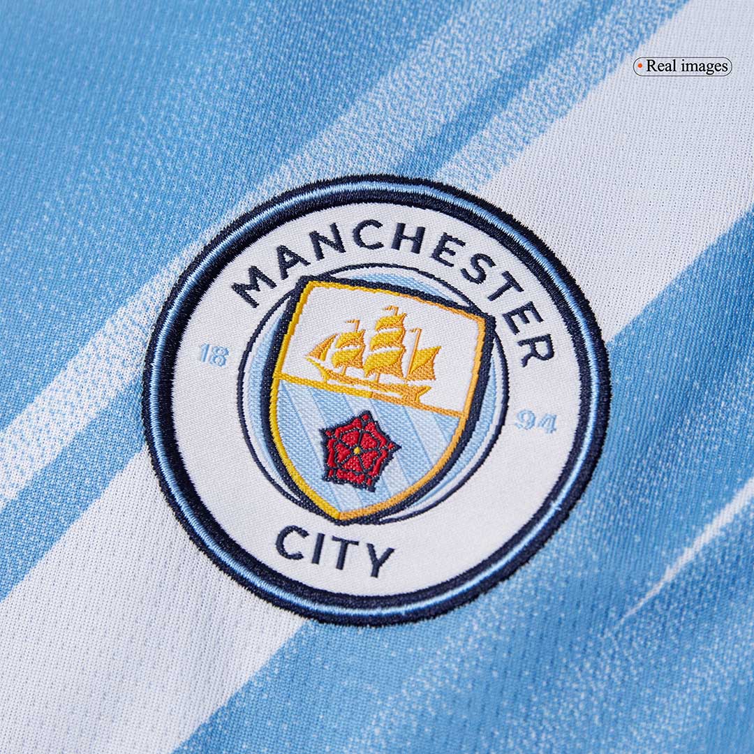 Women's Manchester City Home Soccer Jersey 2025/26 Blue - gojersey