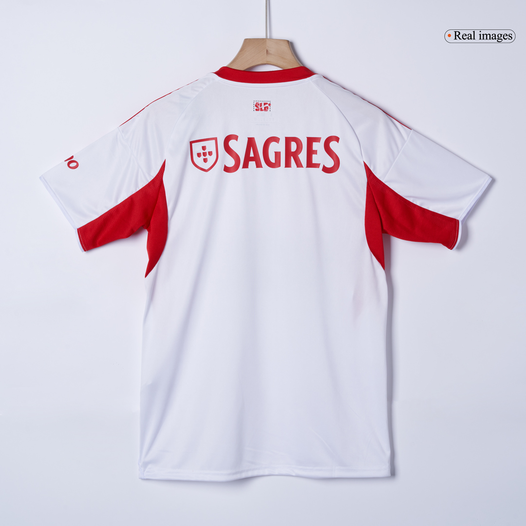 Benfica Third Away Soccer Jersey 2025/26 White - gojersey