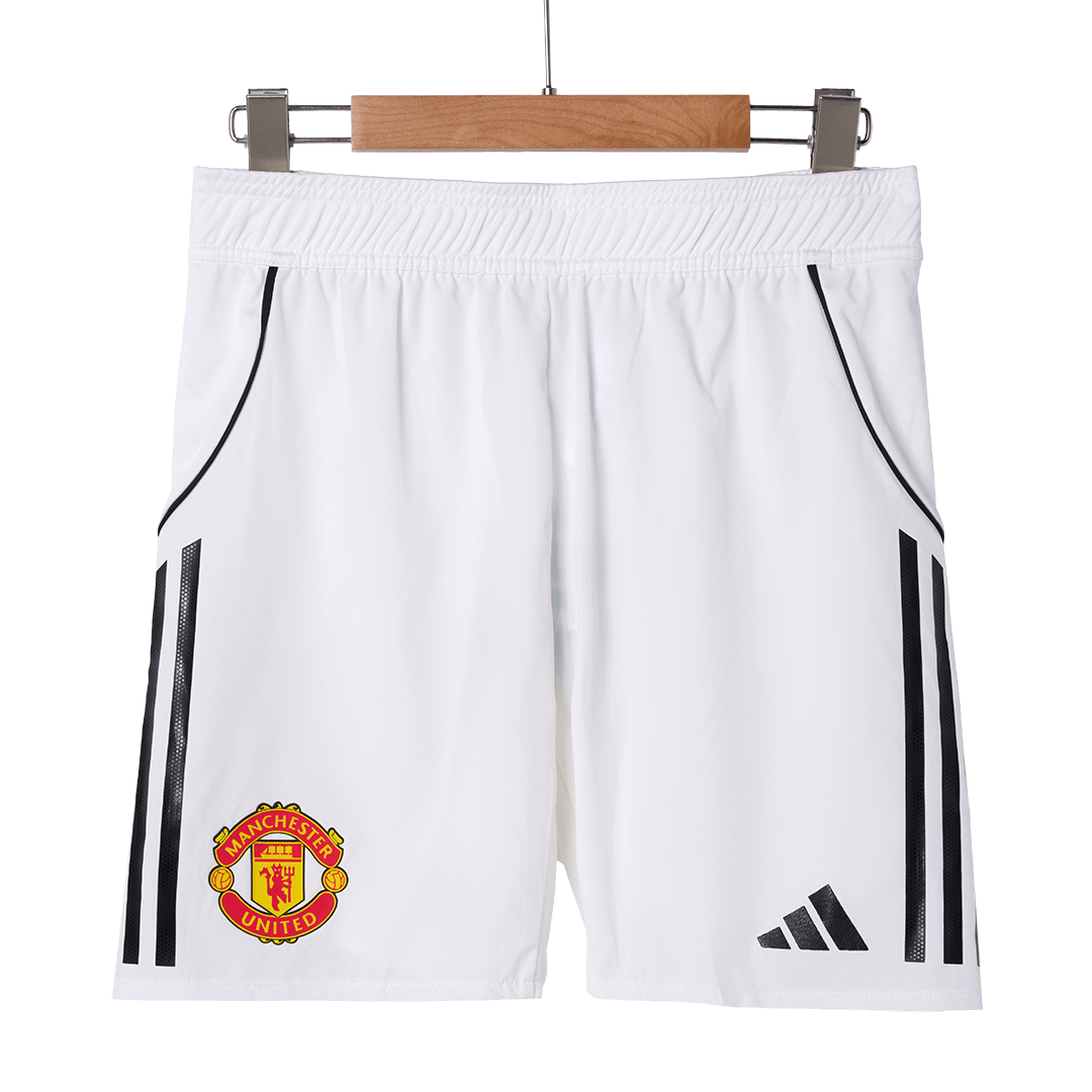 Manchester United Home Soccer Shorts Authentic 2025/26 - gojersey