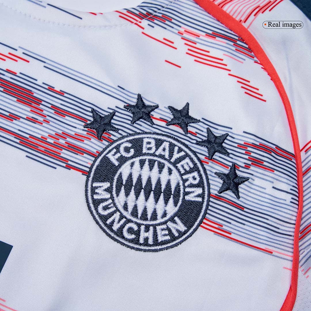 Bayern Munich Away Soccer Jersey Kit 2025/26 Kids(Jersey+Shorts) - gojersey