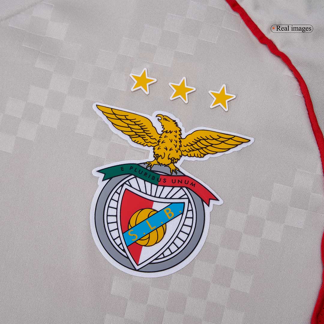 Benfica Away Soccer Jersey 2025/26 Beige - gojersey