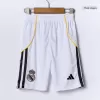 Real Madrid Home Soccer Jersey Kit 2025/26 Kids(Jersey+Shorts) - gojersey