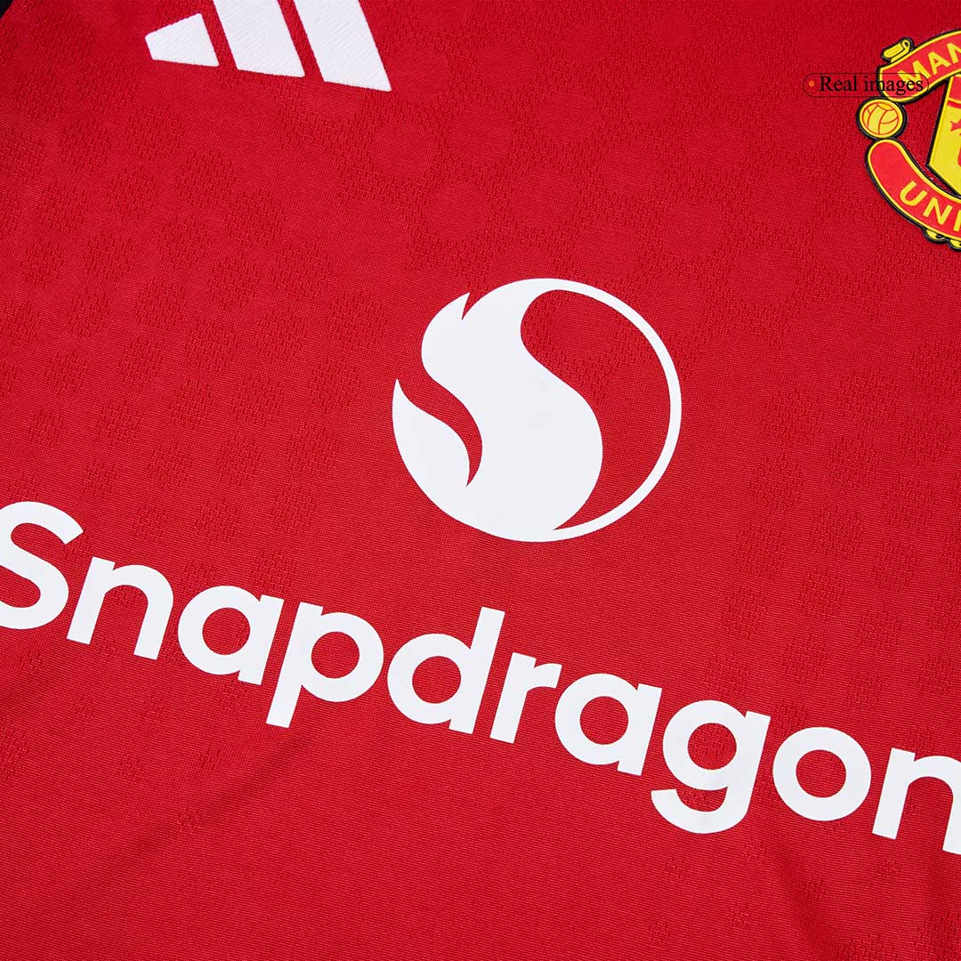 ŠEŠKO #30 Authentic Manchester United Home Soccer Jersey 2025/26 Red - gojersey