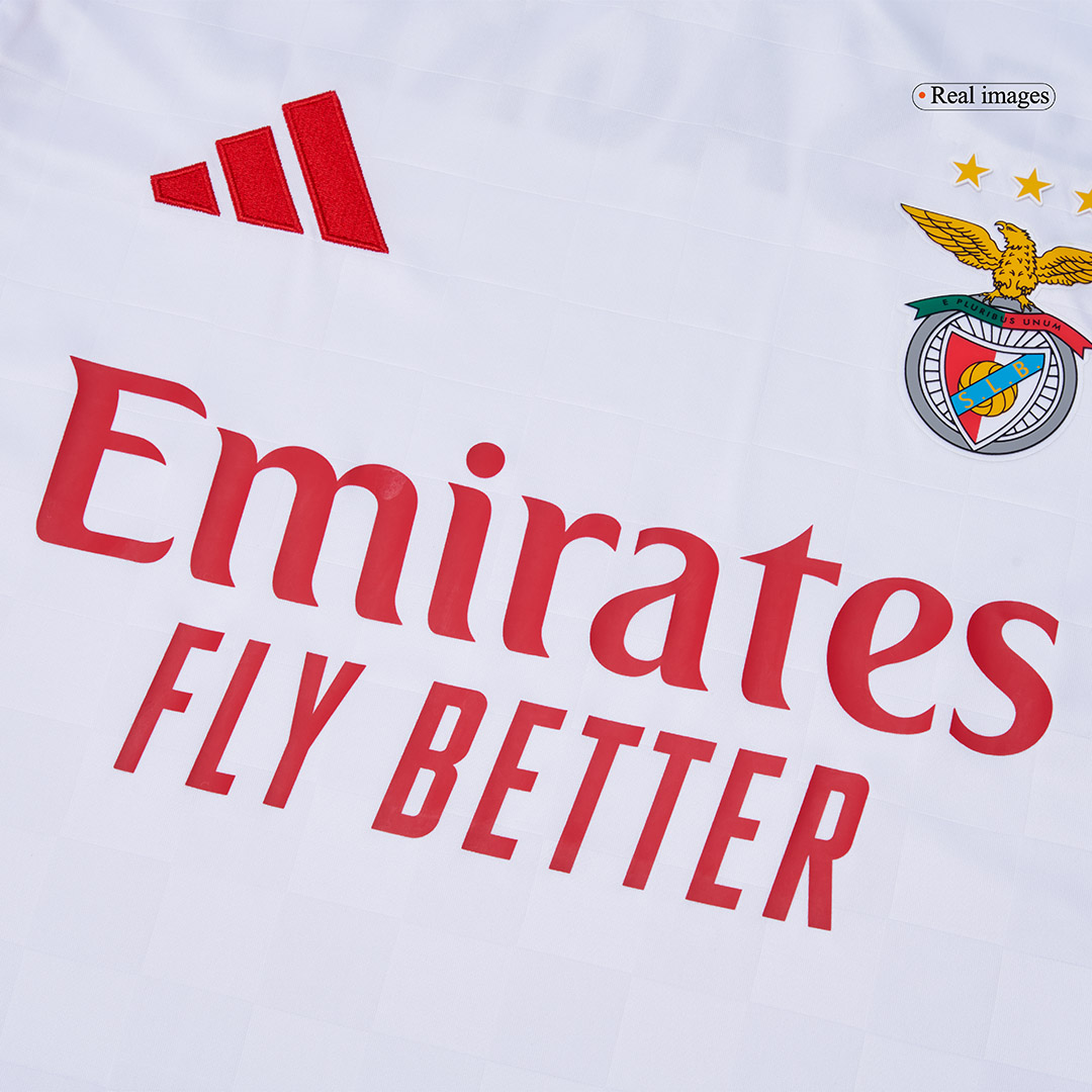 Benfica Third Away Soccer Jersey 2025/26 White - gojersey