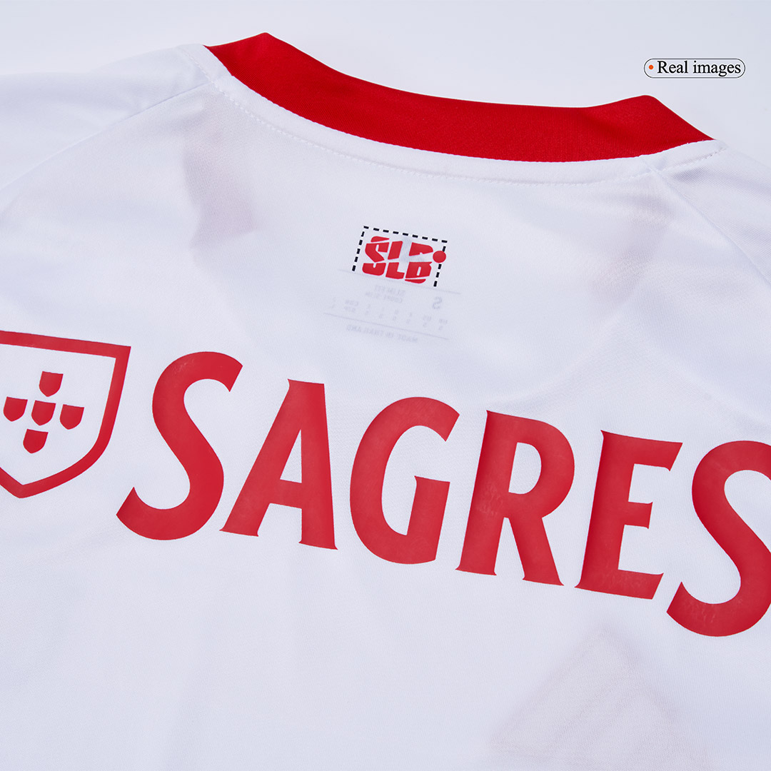 Benfica Third Away Soccer Jersey 2025/26 White - gojersey
