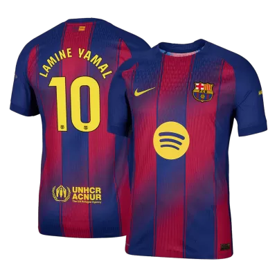 Barcelona LAMINE YAMAL #10 Home Soccer Jersey Authentic 2025/26 - gojersey