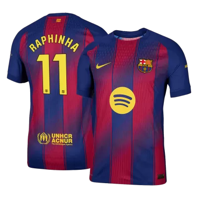Barcelona RAPHINHA #11 Home Soccer Jersey Authentic 2025/26 - gojersey