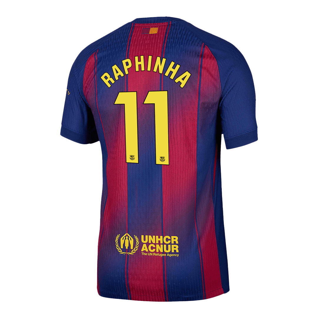 Barcelona RAPHINHA #11 Home Soccer Jersey Authentic 2025/26 - gojersey