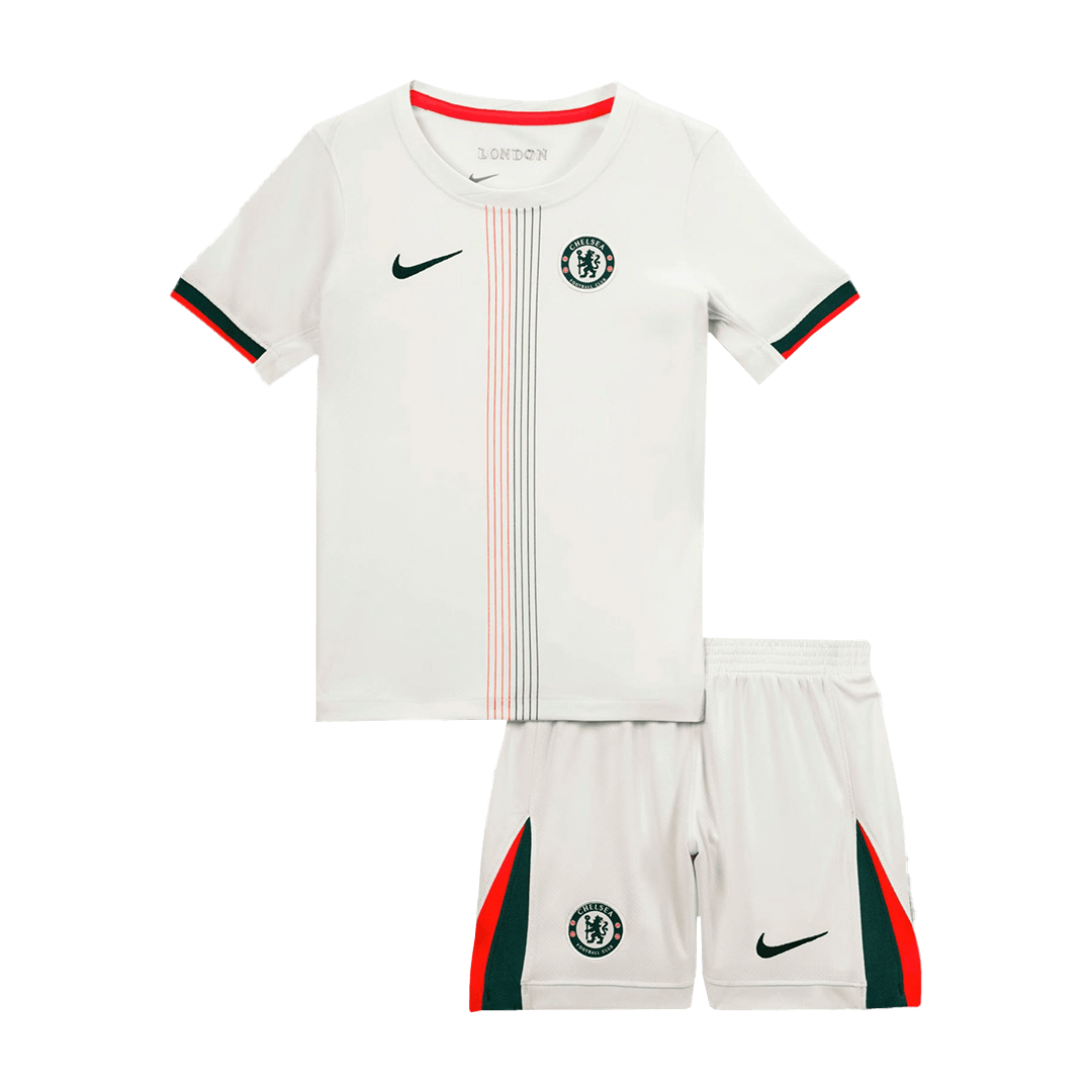 Chelsea Away Soccer Jersey Kit 2025/26 Kids(Jersey+Shorts) - gojersey
