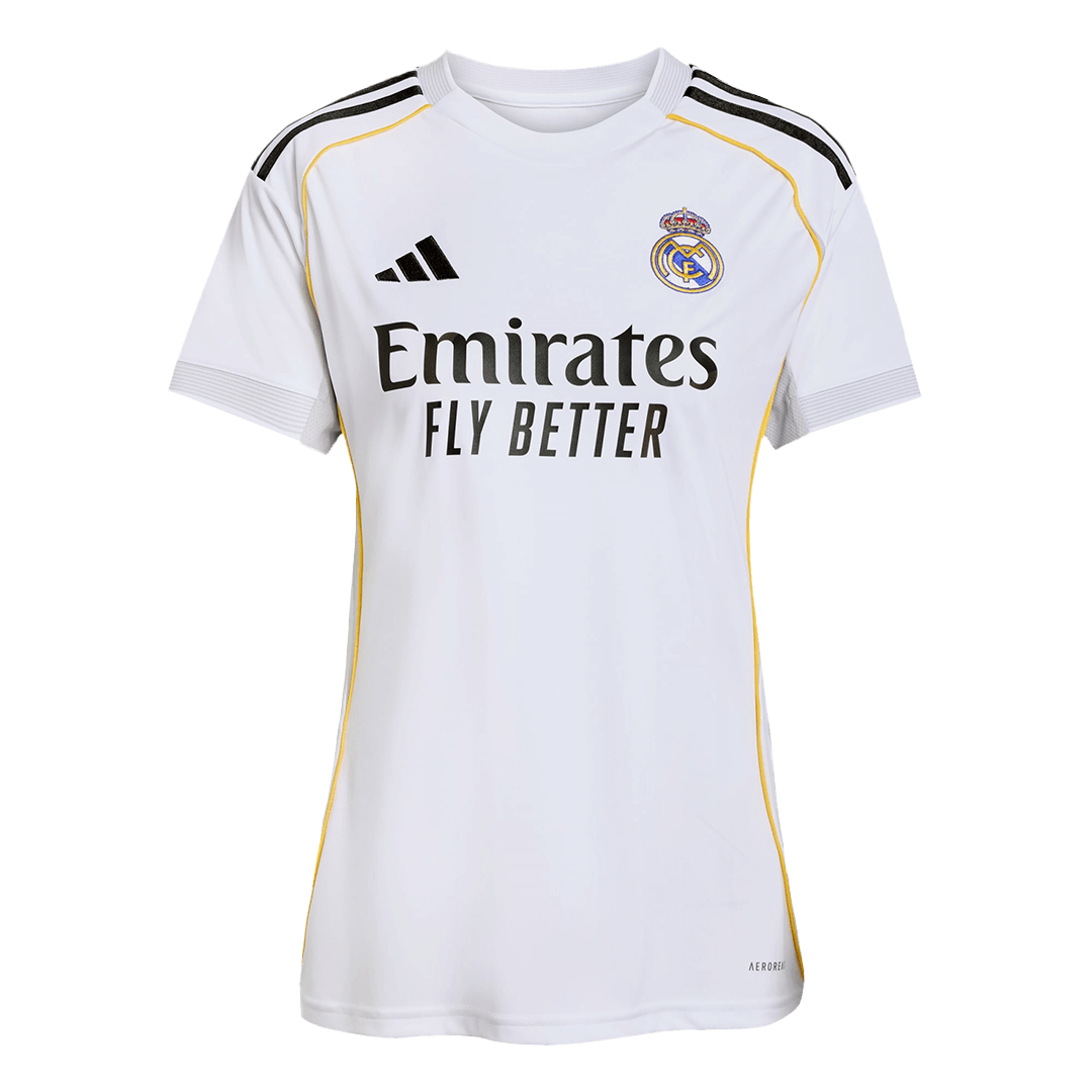 Women's Real Madrid Home Soccer Jersey 2025/26 - gojersey