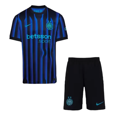 Inter Milan Home Soccer Jersey Kit 2025/26 (Jersey+Shorts) - gojersey