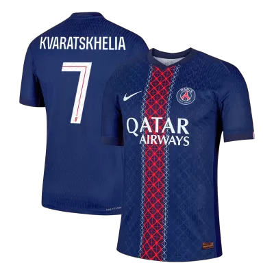 PSG KVARATSKHELIA #7 Home Soccer Jersey Authentic 2025/26 - gojersey