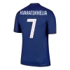 PSG KVARATSKHELIA #7 Home Soccer Jersey Authentic 2025/26 - gojersey