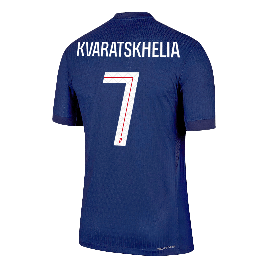 PSG KVARATSKHELIA #7 Home Soccer Jersey Authentic 2025/26 - gojersey