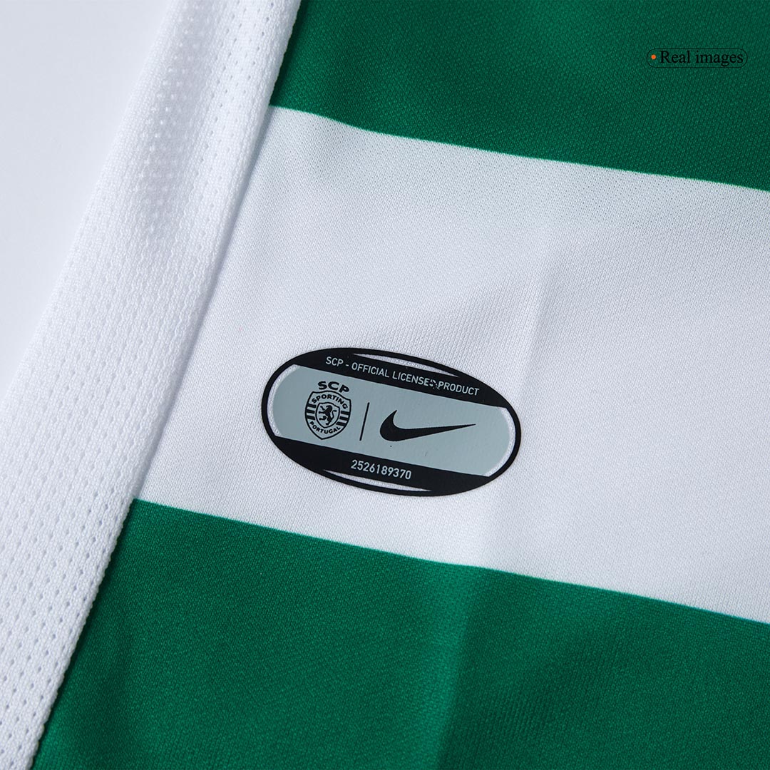 Sporting CP Home Soccer Jersey 25/26 Green&White - gojersey