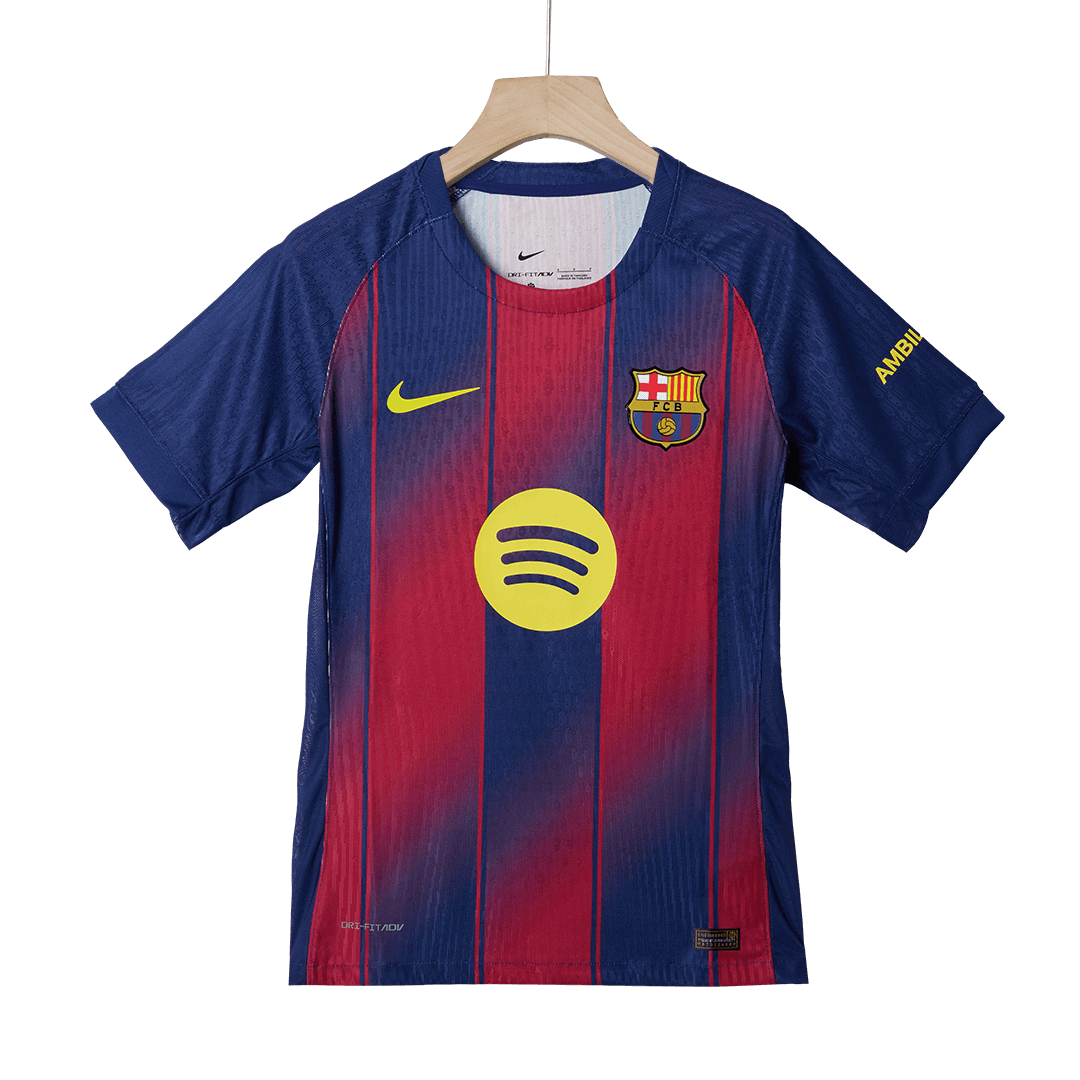 Barcelona F.DE JONG #21 Home Soccer Jersey Authentic 2025/26 - gojersey