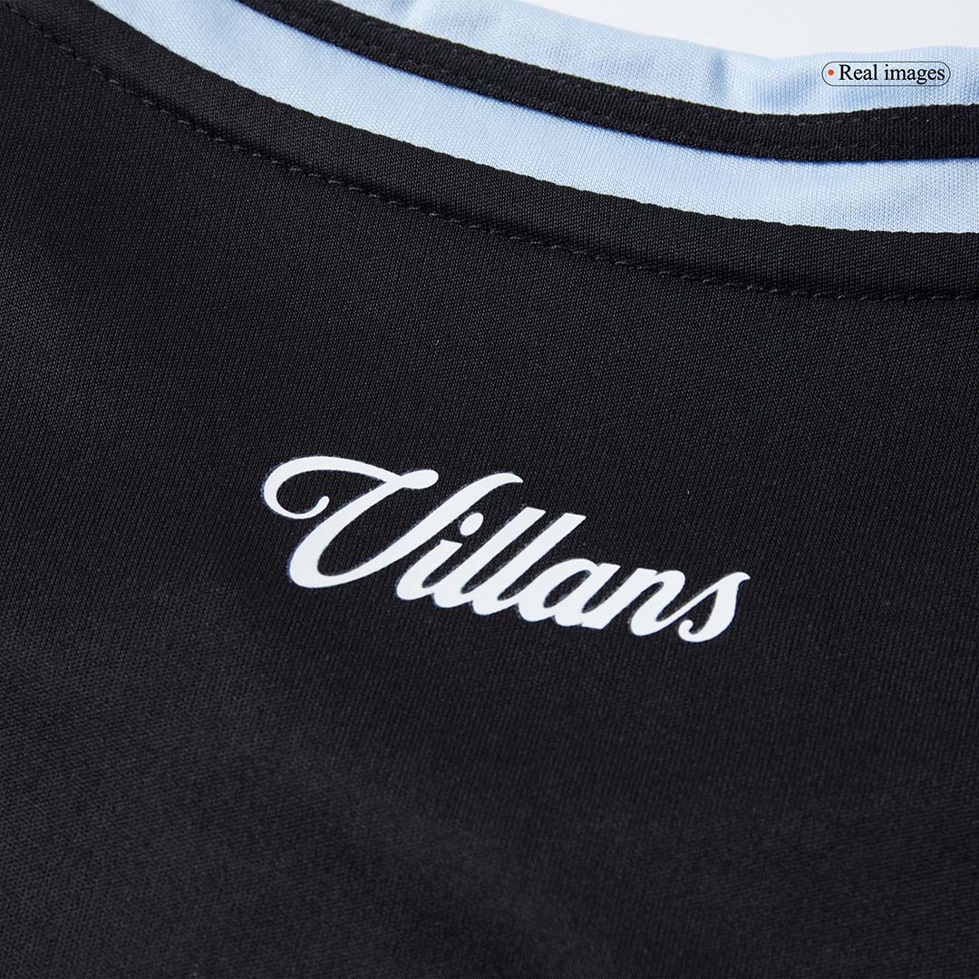 Aston Villa Away Soccer Jersey 25/26 Black - gojersey