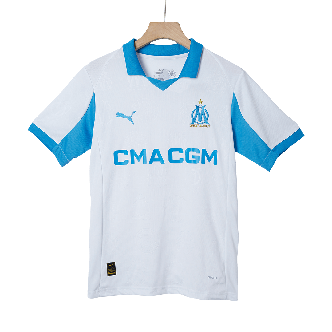 Marseille Home Soccer Jersey 25/26 White - gojersey