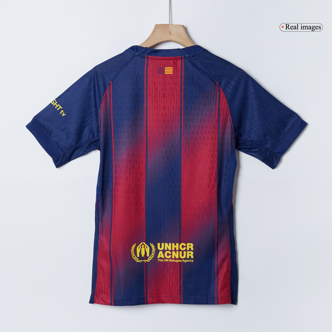 Barcelona F.DE JONG #21 Home Soccer Jersey Authentic 2025/26 - UCL Edition - gojersey