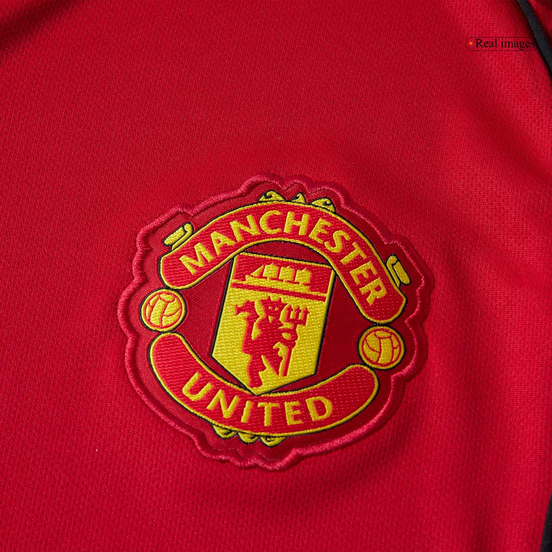 Manchester United Long Sleeve Home Soccer Jersey 2025/26 - gojersey