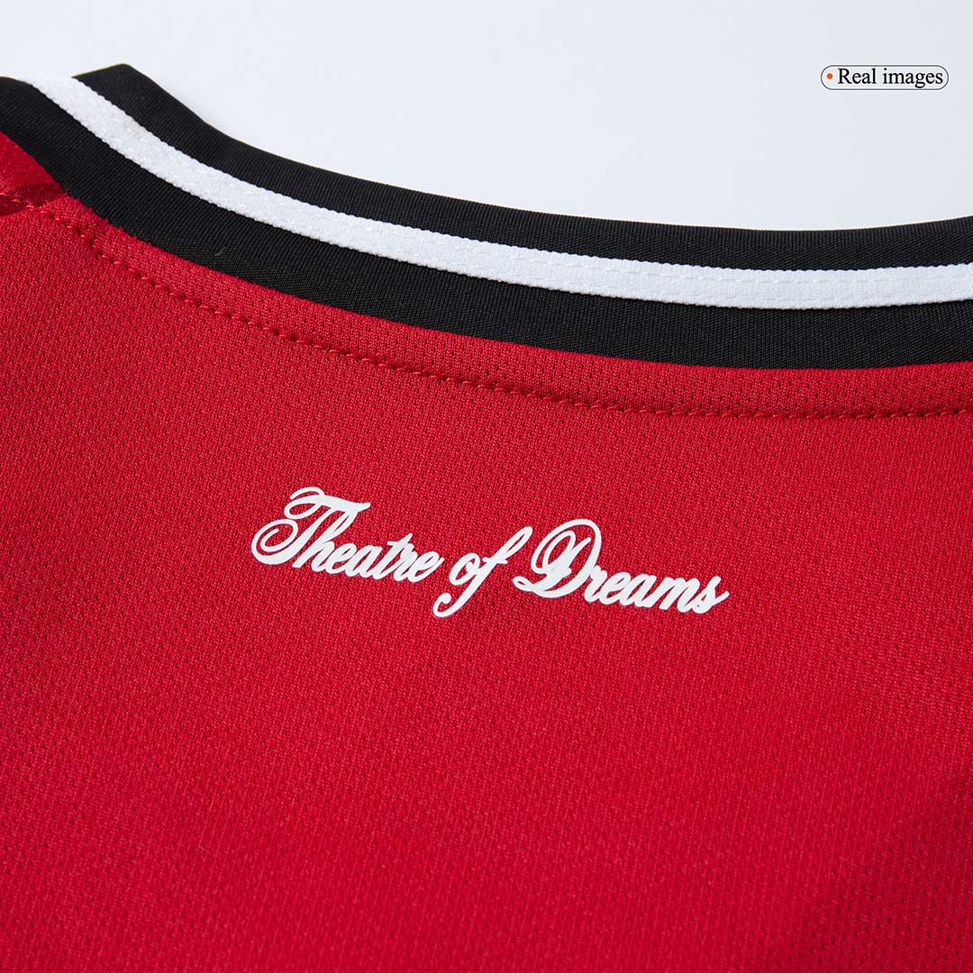 Manchester United Long Sleeve Home Soccer Jersey 2025/26 - gojersey