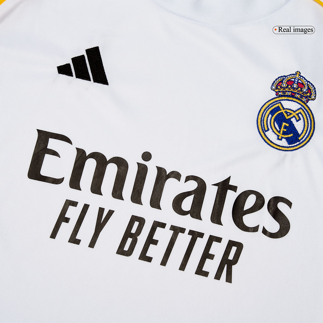 Real Madrid Long Sleeve Home Soccer Jersey 2025/26 - gojersey