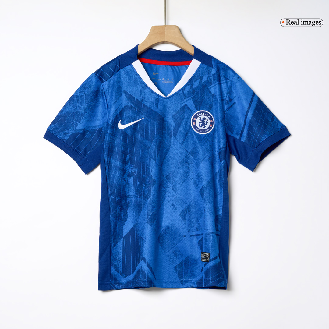 Chelsea Home Soccer Jersey Kit 2025/26 Kids(Jersey+Shorts) - gojersey
