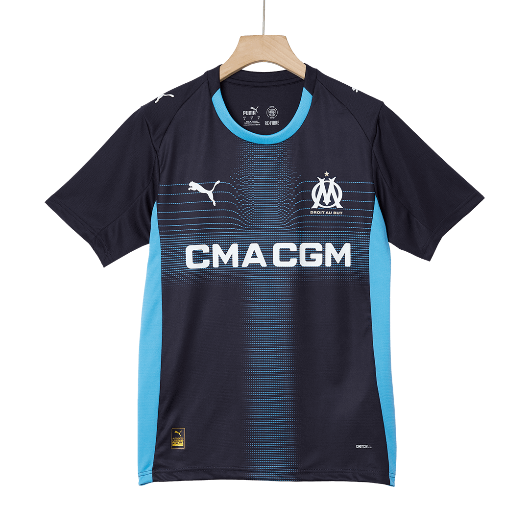 Marseille RABIOT #25 Away Soccer Jersey 2025/26 - gojersey