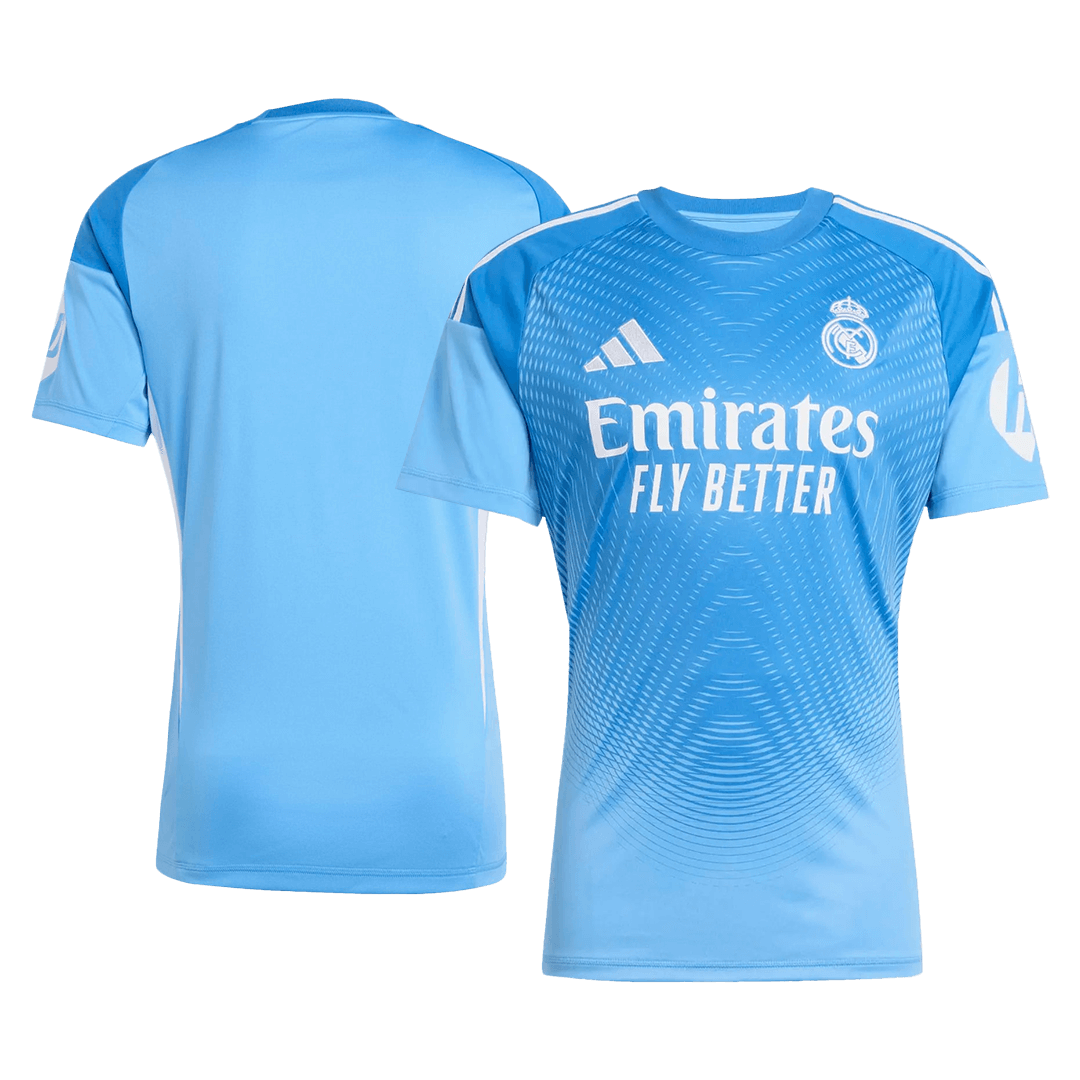 Real Madrid Goalkeeper Soccer Jersey 2025/26 Blue - gojersey