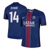 PSG D.DOUÉ #14 Home Soccer Jersey Authentic 2025/26 - gojersey