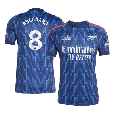 Arsenal ØDEGAARD #8 Away Soccer Jersey 2025/26 - gojersey