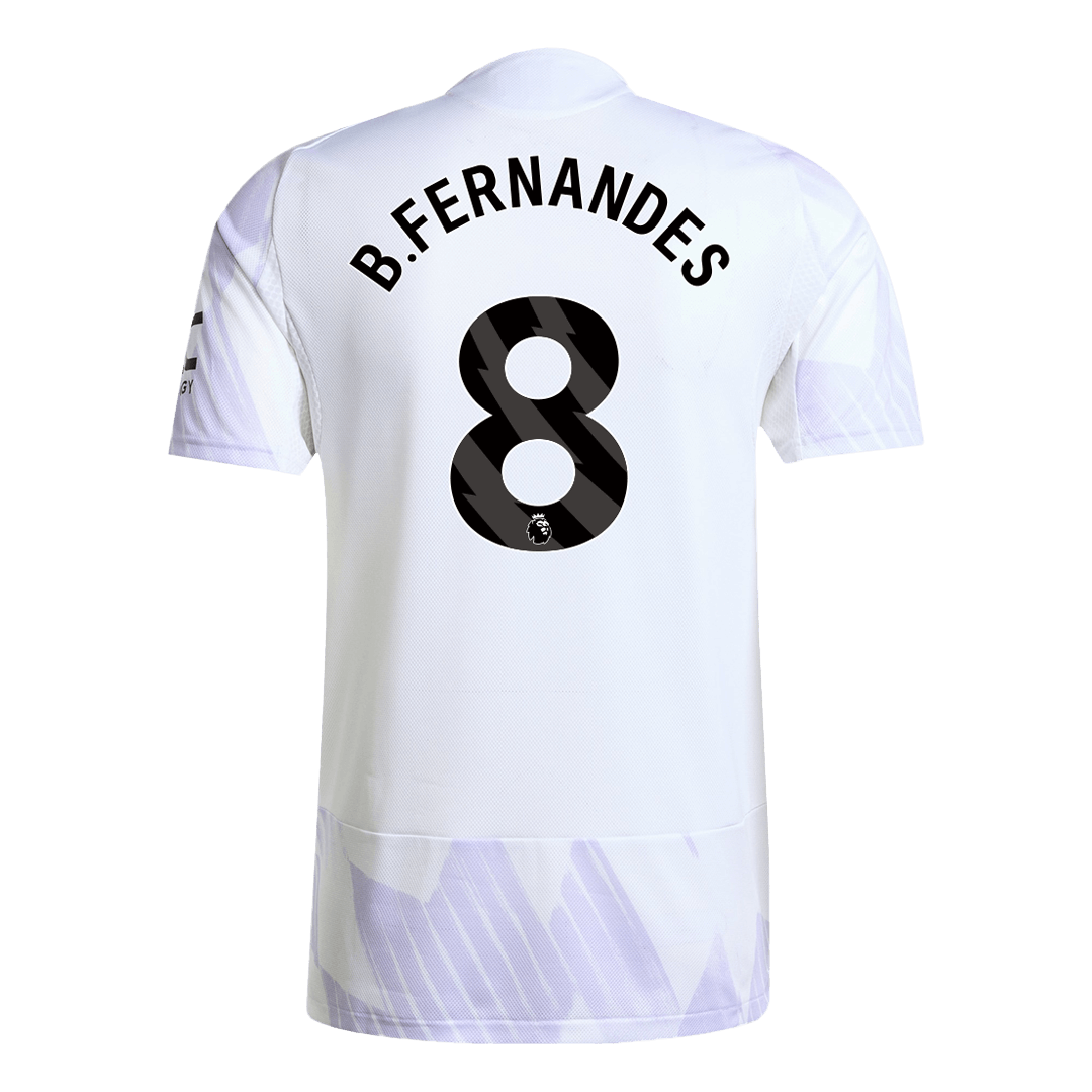 Manchester United B.FERNANDES #8 Away Soccer Jersey Authentic 2025/26 - gojersey