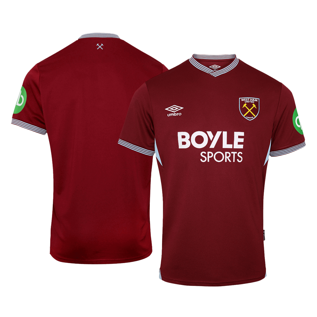 West Ham United Home Soccer Jersey 2025/26 - gojersey