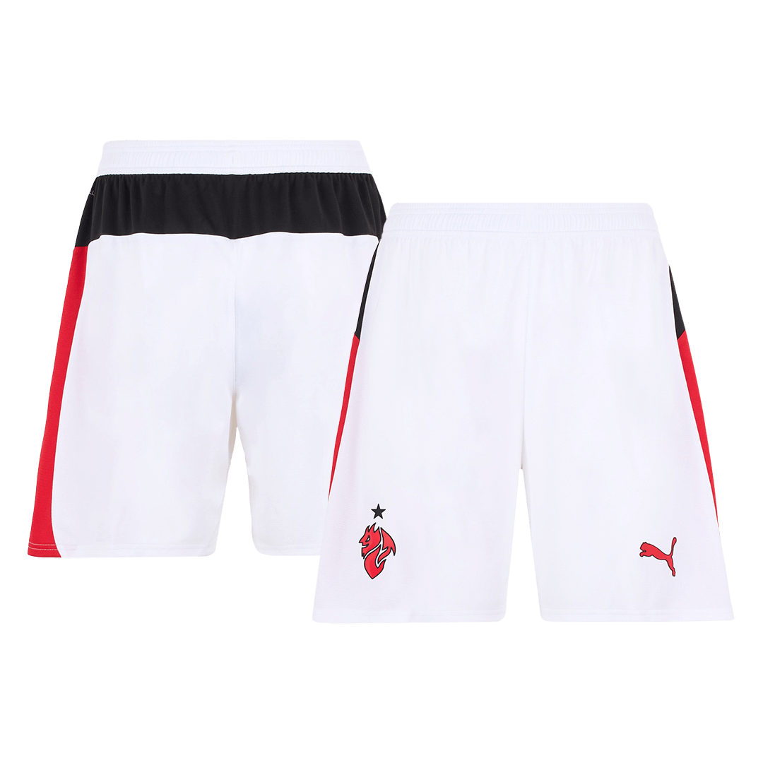 AC Milan Away Soccer Shorts 2025/26 - gojersey