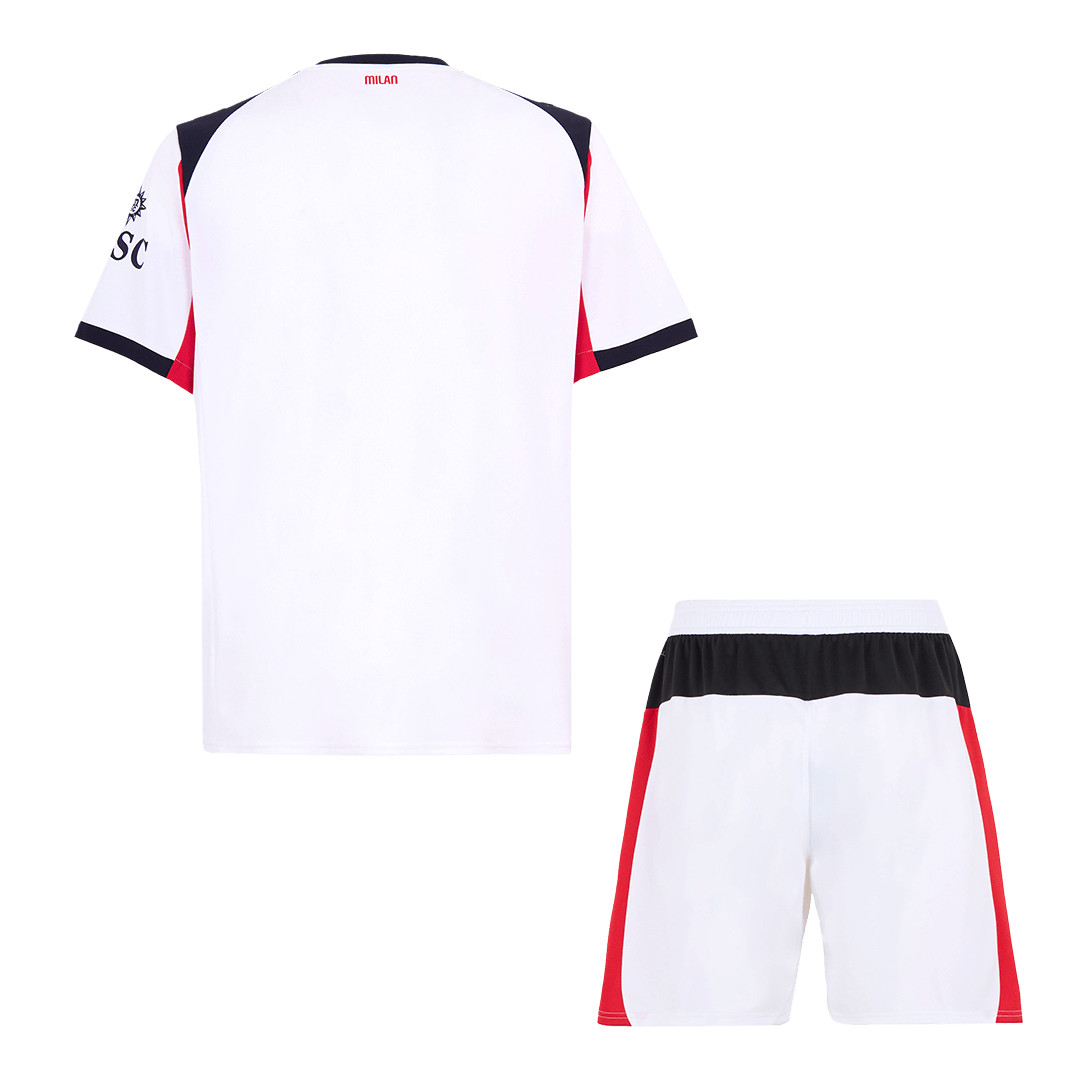 AC Milan Away Soccer Jersey Kit 2025/26 (Jersey+Shorts) - gojersey
