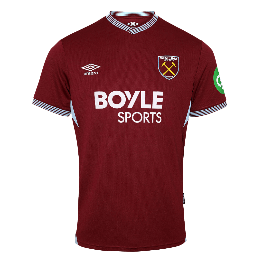 West Ham United Home Soccer Jersey 2025/26 - gojersey
