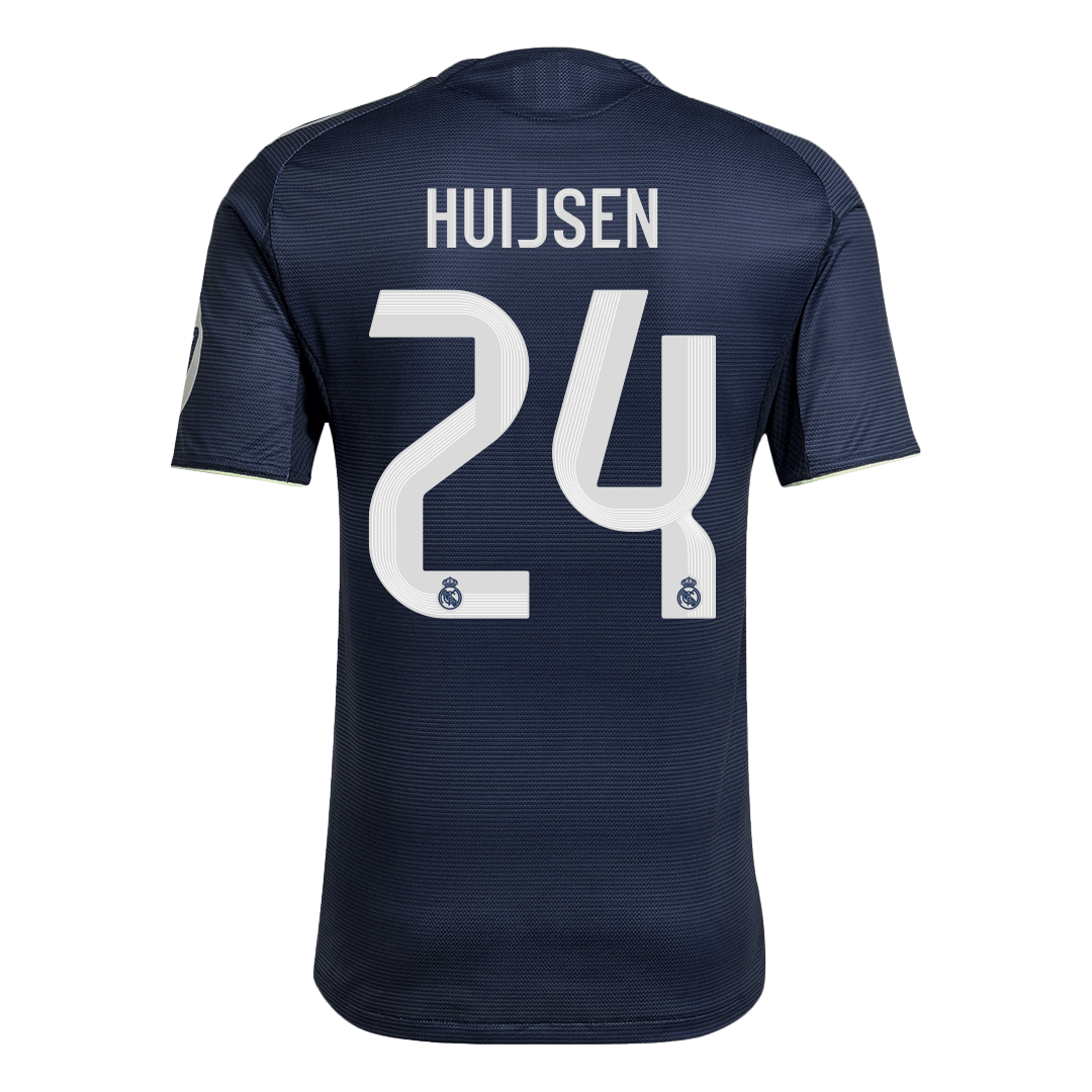 Real Madrid HUIJSEN #24 Away Soccer Jersey Authentic 2025/26 - gojersey
